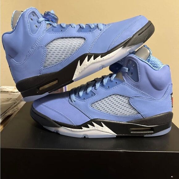 Nike Air Jordan 5 UNC University Blue Black DV1310-401 size 8 - 14